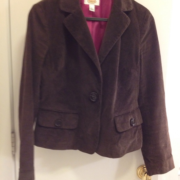 Talbots Brown Corduroy Blazer - Picture 1 of 3